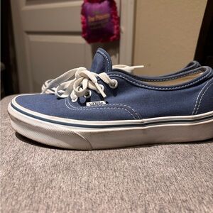 Vans Blue Canvas Sneakers